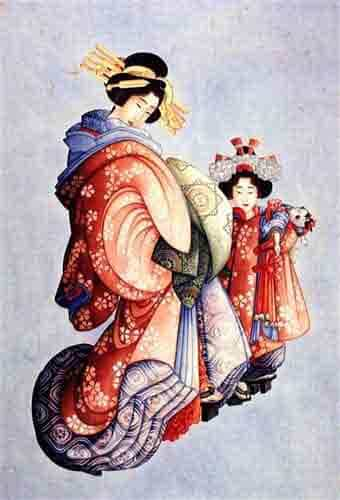 Turn your images into Ukiyo-E(New), Style Transfer, Online, AI, Use Style:Oiran and Kamuro.jpg